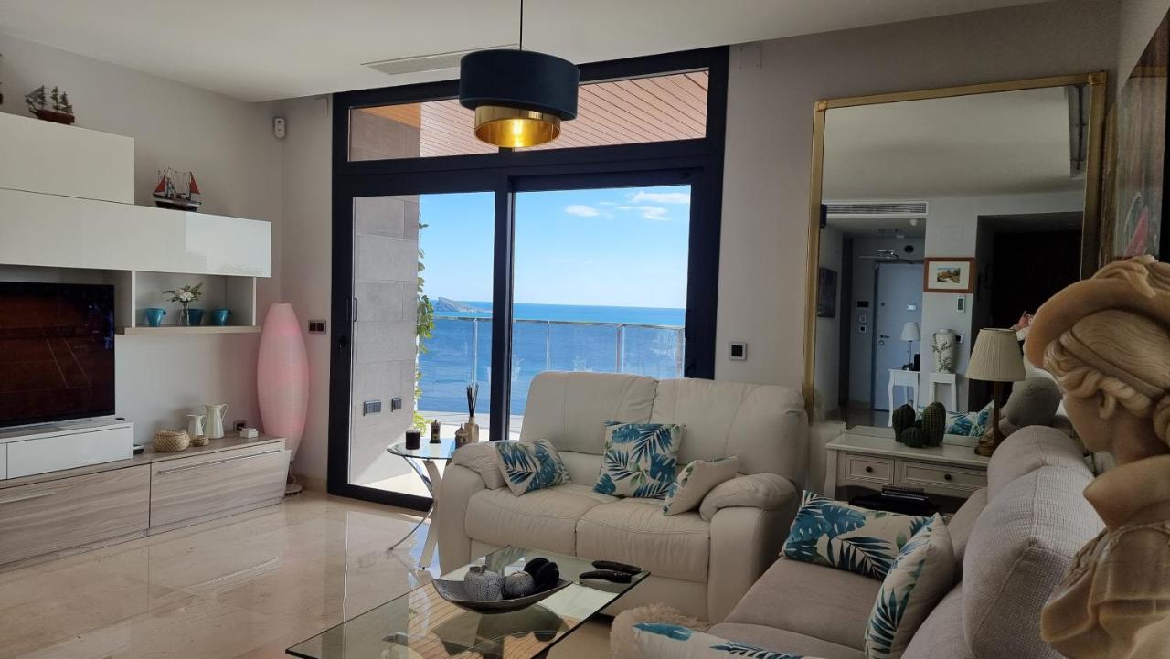 Sunset Waves Benidorm Julieta Vistas Al Mar Premium 200 Mt2 Con Jacuzzi En Terraza Daire Dış mekan fotoğraf
