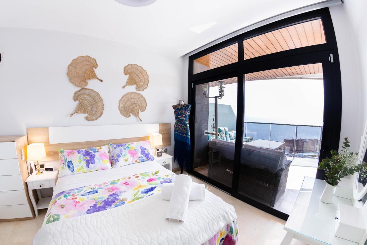 Sunset Waves Benidorm Julieta Vistas Al Mar Premium 200 Mt2 Con Jacuzzi En Terraza Daire Dış mekan fotoğraf