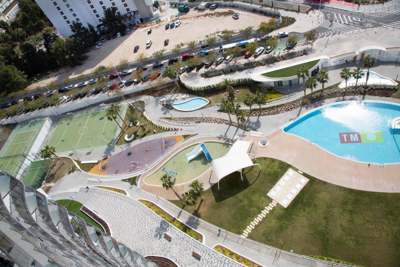 Sunset Waves Benidorm Julieta Vistas Al Mar Premium 200 Mt2 Con Jacuzzi En Terraza Daire Dış mekan fotoğraf