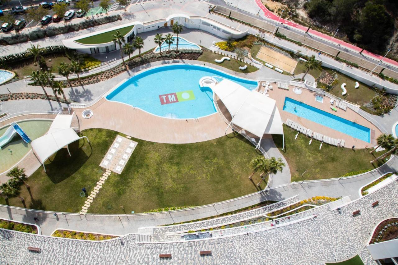 Sunset Waves Benidorm Julieta Vistas Al Mar Premium 200 Mt2 Con Jacuzzi En Terraza Daire Dış mekan fotoğraf